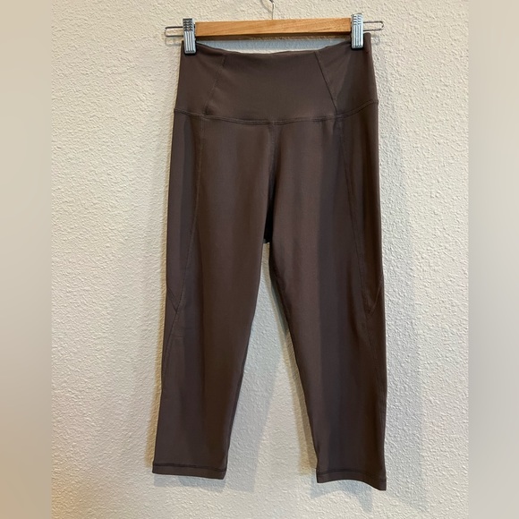 Kinesis crop leggings Size Small gray/brown small - Picture 1 of 4